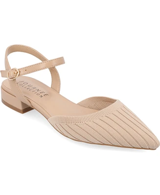 Journee Collection Women's Ansley Wide Width Pointed Toe Flats