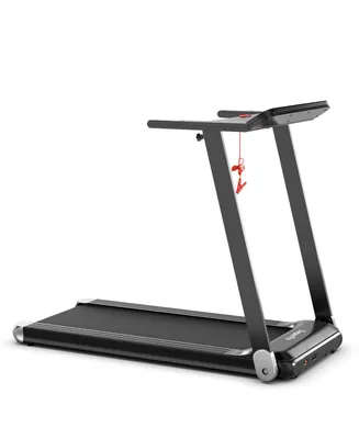 Costway Folding Electric Treadmill Compact Walking Running Machine