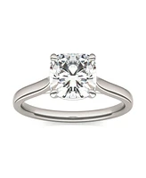 Charles & Colvard Moissanite Cushion Cut Solitaire Ring (2 ct. t.w. Diamond Equivalent) 14k White or Yellow Gold