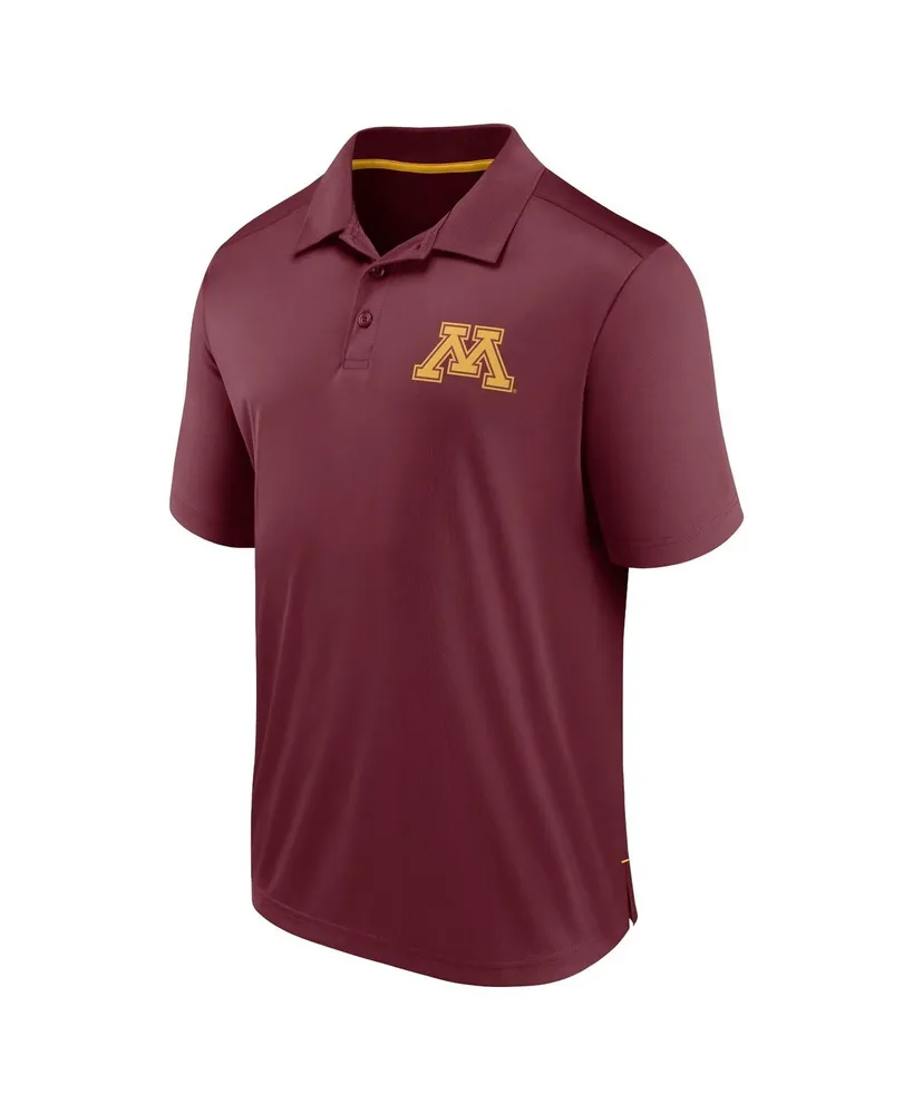 Men's Fanatics Maroon Minnesota Golden Gophers Team Polo Shirt