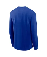 Men's Nike Royal Buffalo Bills 2022 Afc East Division Champions Locker Room Trophy Collection Long Sleeve T-shirt