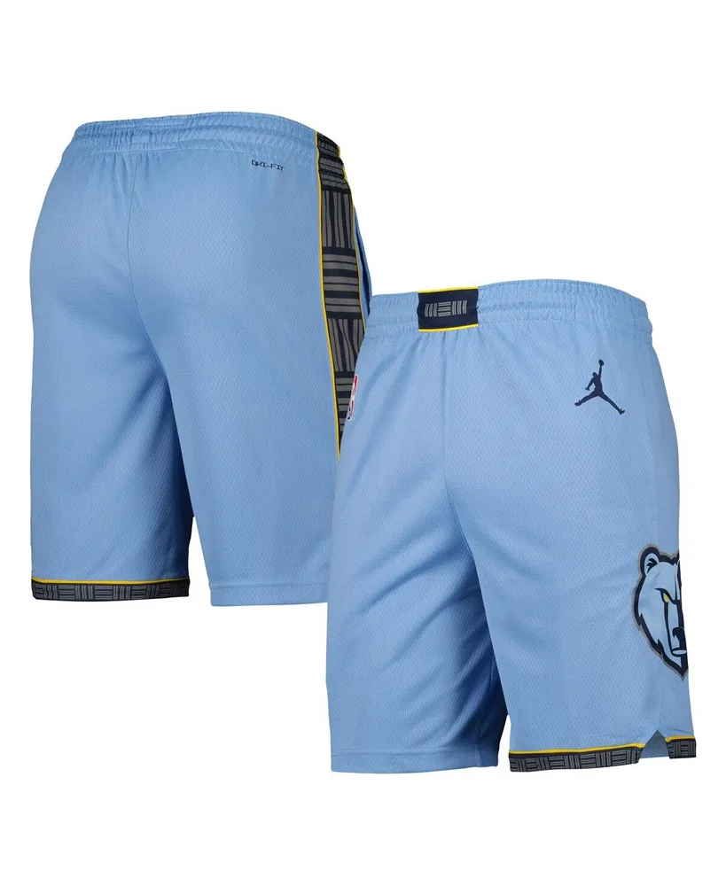 Men's Jordan Light Blue Memphis Grizzlies 2022/2023 Statement Edition Swingman Performance Shorts