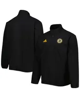 Men's adidas Black Boston Bruins Cold.rdy Quarter-Zip Jacket