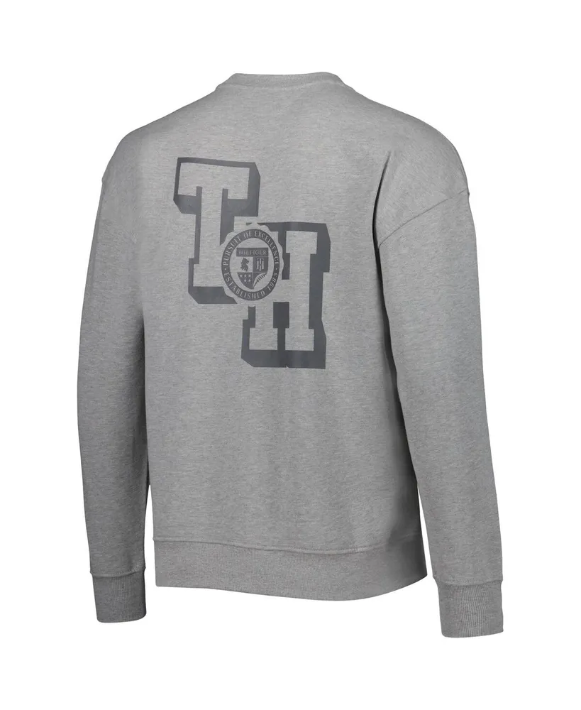 Men's Tommy Hilfiger Heather Gray Dallas Cowboys Ronald Crew Sweatshirt