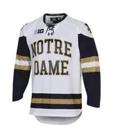 Men's Under Armour White Notre Dame Fighting Irish Ua Replica Hockey Jersey