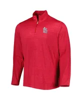 Men's Tommy Bahama Red St. Louis Cardinals Delray IslandZone Half-Zip Top