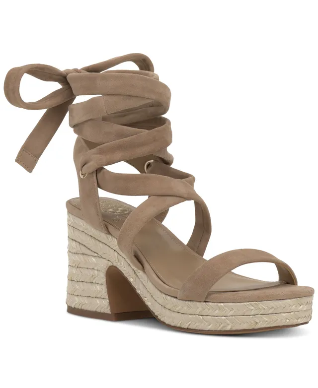 Vince Camuto Roreka Ankle-Tie Espadrille Platform Sandals