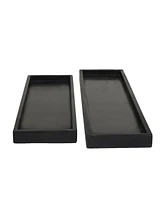 Marble Modern 2 Piece Tray Set