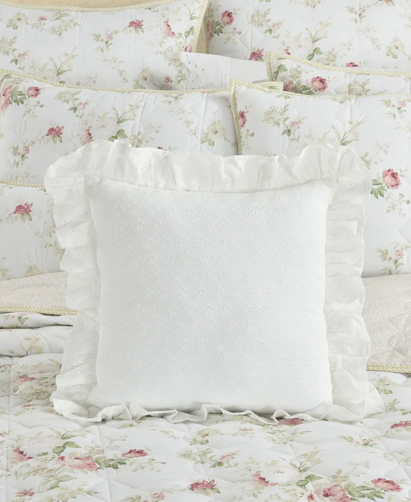 Piper & Wright Amalia Embellished Decorative Pillow, 16" x 16"