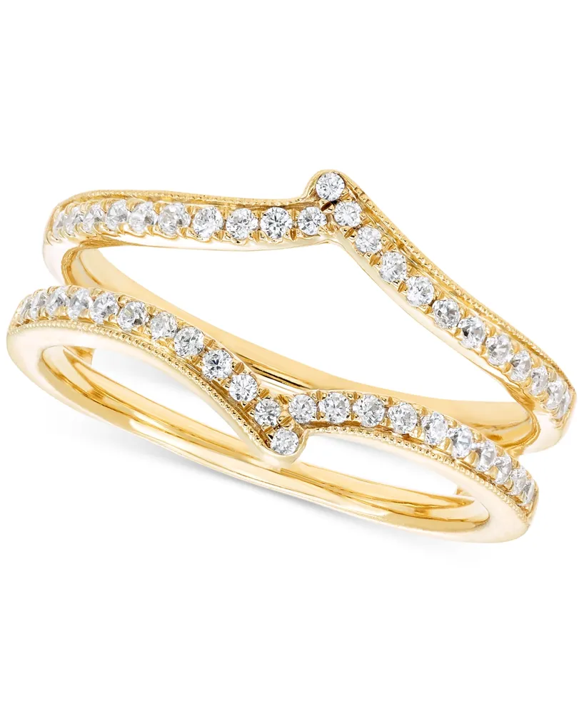 Bridges Diamond Gap Ring Online Jewellery Shopping India | Yellow Gold 14K  | Candere by Kalyan Jewellers
