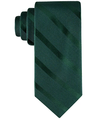 Tommy Hilfiger Men's Solid Textured Stripe Tie