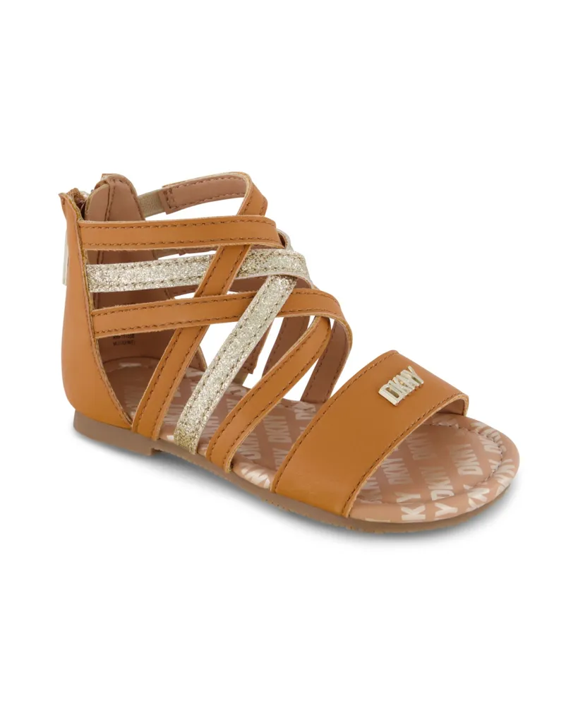 Dkny Toddler Girls Gladiator Open Toe Sandals