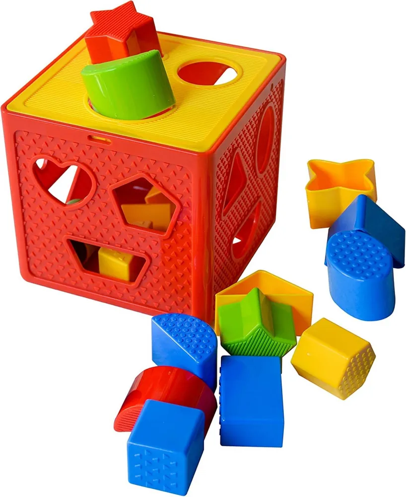 Play22 Baby Blocks Shape Sorter Toy Set, 18 Piece