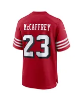 Men's Nike Christian McCaffrey Scarlet San Francisco 49ers Alternate Game Player Jersey