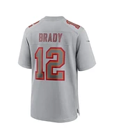 Men's Nike Tom Brady Gray Tampa Bay Buccaneers Atmosphere Fashion Game Jersey