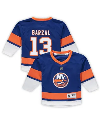 Toddler Boys and Girls Mathew Barzal Royal New York Islanders Home Replica Player Jersey
