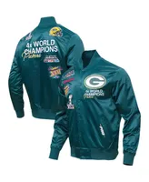 Men's Pro Standard Green Bay Packers Championship Satin Full-Snap Varsity Jacket