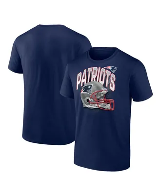 Men's Fanatics Heathered Navy New England Patriots Big and Tall End Around T-shirt