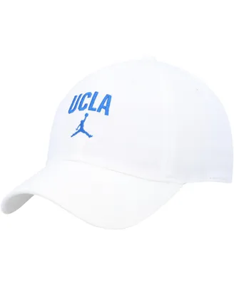 Men's Jordan White Ucla Bruins Heritage86 Arch Performance Adjustable Hat