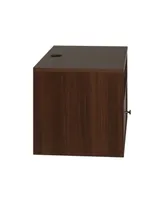 Prepac Floating Nightstand with Open Shelf