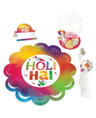 Holi Hai Festival of Colors Party Decorations Chargerific Kit Setting for 8