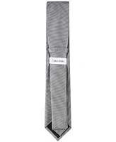 Calvin Klein Men's Silver-Spun Solid Tie