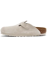 Birkenstock Women's Boston Soft Footbed Suede Leather Clogs from Finish Line