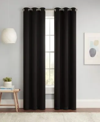 Eclipse Darrell Energy Saving Blackout Grommet Curtain Panel Collection