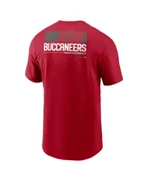 Men's Nike Red Tampa Bay Buccaneers Team Incline T-shirt