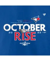 Men's Fanatics Royal Toronto Blue Jays 2022 Postseason Locker Room T-shirt