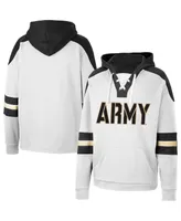 Men's Colosseum Army Black Knights Lace-Up 4.0 Pullover Hoodie