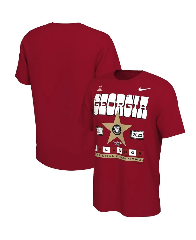 Men's Nike Red Georgia Bulldogs College Football Playoff 2022 National Champions Celebration T-shirt