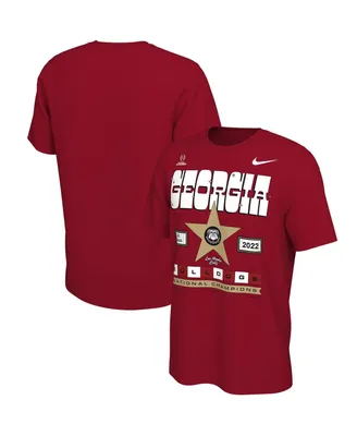 Men's Nike Red Georgia Bulldogs College Football Playoff 2022 National Champions Celebration T-shirt