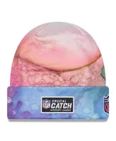 Men's New Era Pink Washington Commanders 2022 Nfl Crucial Catch Knit Hat