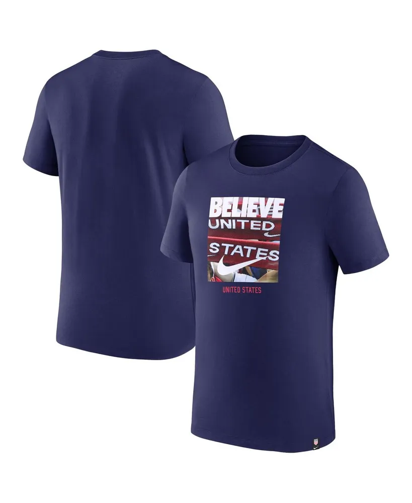 Men's Nike Navy Usmnt Believe T-shirt