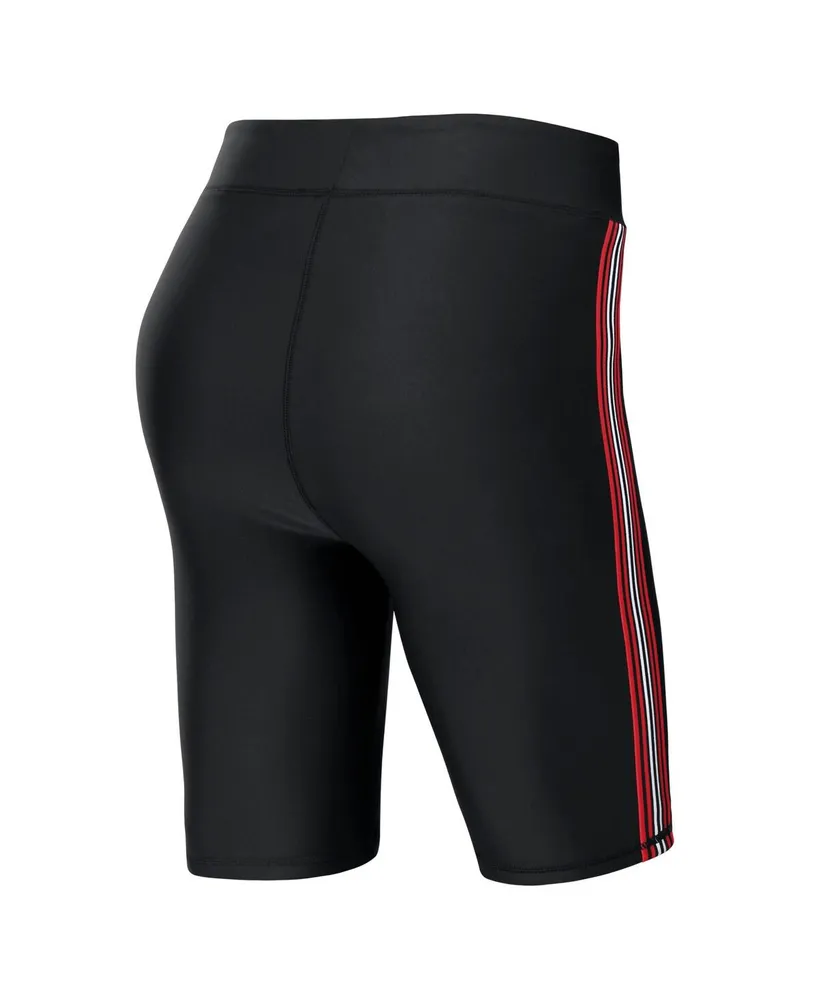 Women's Wear by Erin Andrews Black San Francisco 49ers Biker Shorts