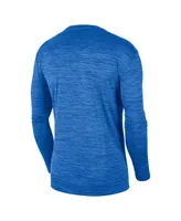 Men's Jordan Blue Ucla Bruins Sideline Game Day Velocity Performance Long Sleeve T-shirt