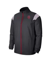 Men's Nike Anthracite Oklahoma Sooners Woven Full-Zip Jacket