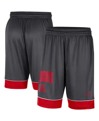 Men's Nike Charcoal, Red Arizona Wildcats Fast Break Shorts