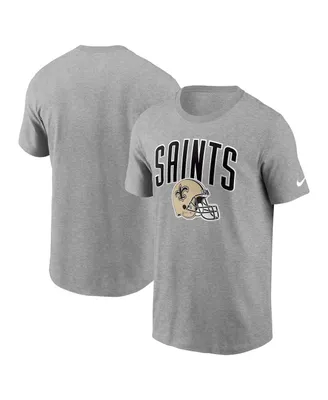 Men's Nike Heathered Gray New Orleans Saints Team Athletic T-shirt