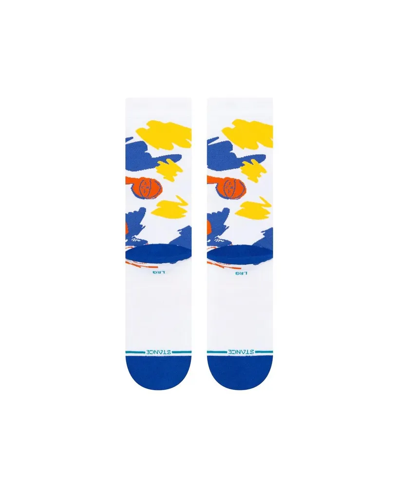 Men's Stance Stephen Curry Golden State Warriors Player Paint Crew Socks