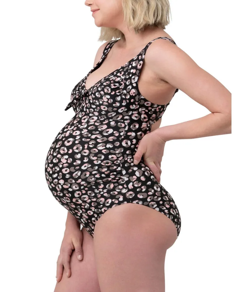 Ripe Maternity Sahara Tie Front One Piece Swimsuit