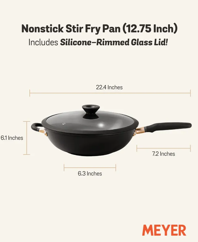 Meyer Accent Series 6pc Nonstick Stainless Steel Induction