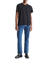 Calvin Klein Men's Smooth Cotton Solid V-Neck T-Shirt