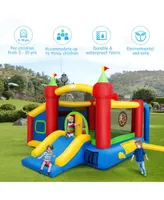 6-in-1 Inflatable Bounce House Bouncy Castle Blow up Toddler Bouncy House