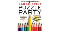 The New York Times Large-Print Puzzle Party: 120 Large