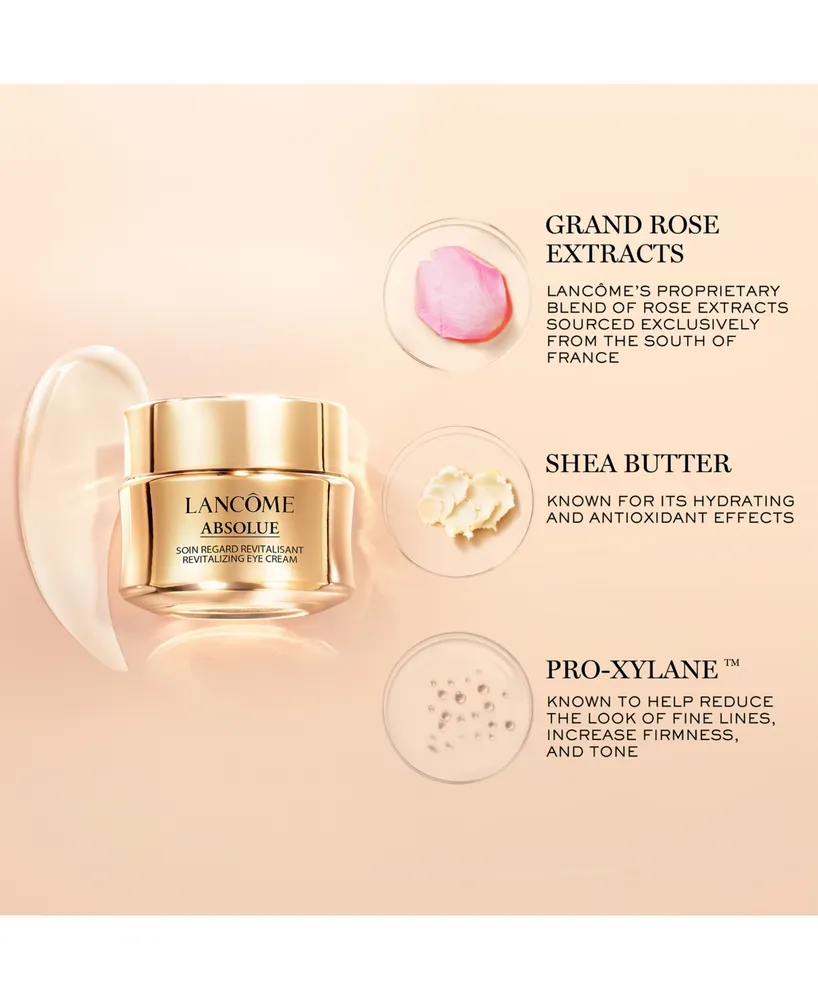 Lancome Absolue Revitalizing Eye Cream With Grand Rose Extracts, 0.7 oz.