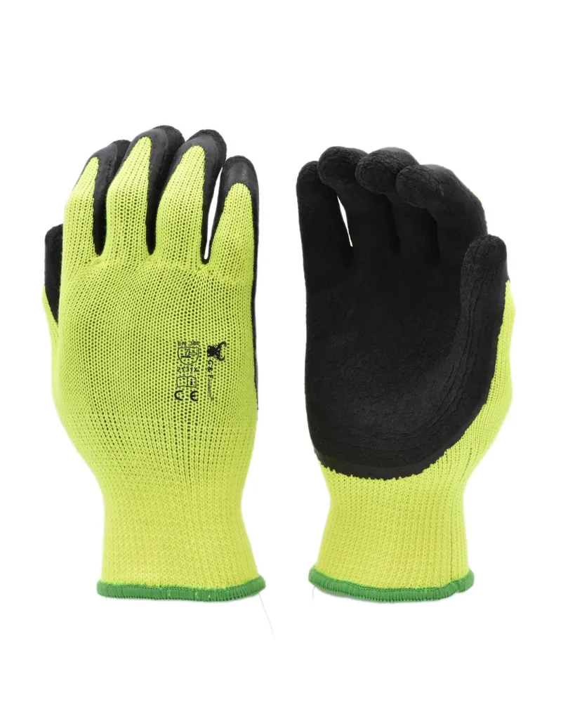 Latex-Dipped Work Gloves, Large