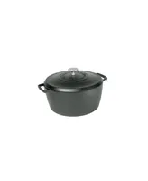 Lodge Cast Iron Blacklock Triple Seasoned 5.5 Quart Dutch Oven Cookware