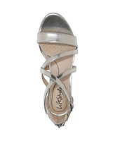 LifeStride Women's Yolanda Strappy Wedge Dress Sandals
